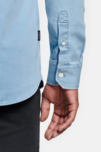 Charles * The Denim Shirt ultra light blue men's denim shirt | MR MARVIS