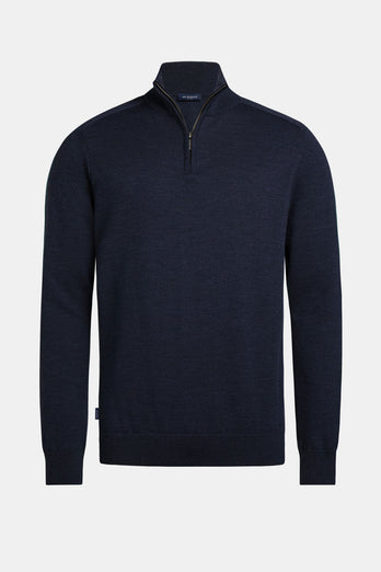 Deeps * The Merino Zip Pullover Deeps * The Merino Zip Pullover