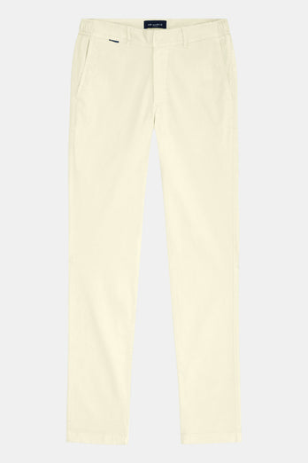Limoncellos * The Longs light yellow stretch cotton men's trousers | MR MARVIS