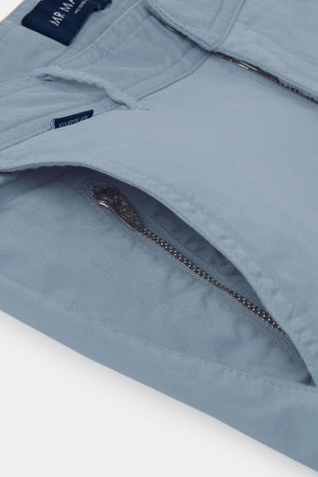 Antarctics * The Longs grey blue stretch cotton men's trousers | MR MARVIS