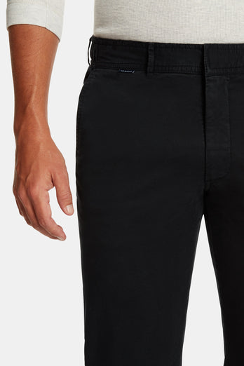 Blackjacks * The Longs black stretch cotton men's trousers | MR MARVIS