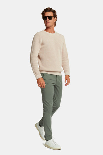 Defenders * The Longs green stretch cotton men's trousers | MR MARVIS