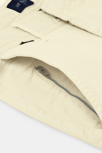 Limoncellos * The Longs light yellow stretch cotton men's trousers | MR MARVIS