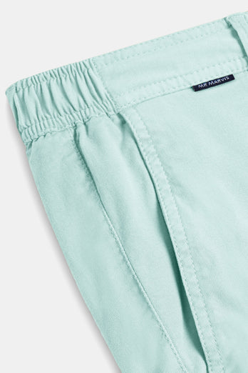 Mints * The Longs mint green stretch cotton men's trousers | MR MARVIS