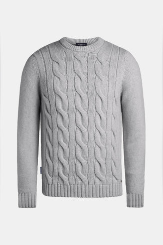 Oysters * The Cable Knit Pullover