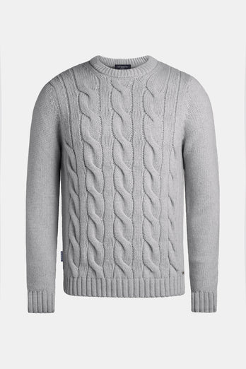 Oysters * The Cable Knit Pullover