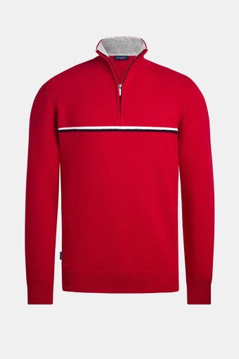 Red Devils * The Retro Zip Pullover